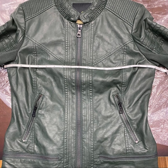 Sam Edelman Elise Faux Leather Moto Jacket - Picture 11 of 12